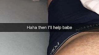 Tinder Date wants to fuck Gym Guy on Snapchat