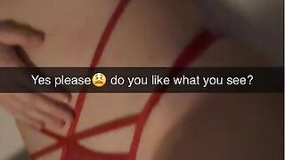 Tinder Date wants to fuck Gym Guy on Snapchat