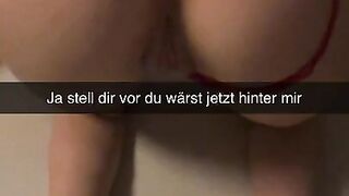 Tinder Date wants to fuck trained Guy on Snapchat German