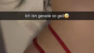 Tinder Date wants to fuck trained Guy on Snapchat German