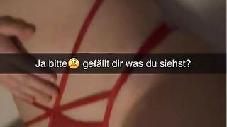 Tinder Date wants to fuck trained Guy on Snapchat German