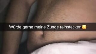 Tinder Date wants to fuck trained Guy on Snapchat German