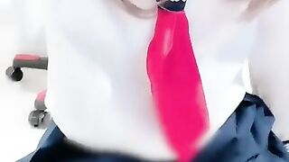 Japanese Crossdresser masturbate in their erotic underwear♡♡【sissy ladyboy 男の娘 女装男子】