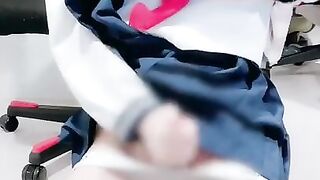 Japanese Crossdresser masturbate in their erotic underwear♡♡【sissy ladyboy 男の娘 女装男子】