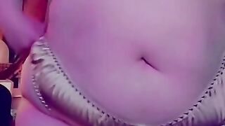 BBW with incredible curves does a VERY sexy striptease!