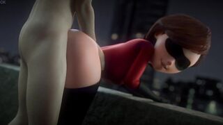 Helen Parr huge ass doggystyle anal sex - Incredibles (FpsBlyck)