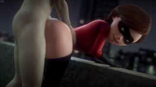 Helen Parr huge ass doggystyle anal sex - Incredibles (FpsBlyck)