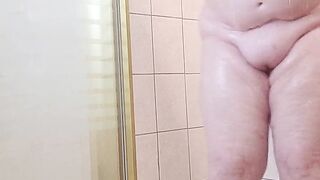 71 year old Gilf Invites You To Shower With Her.