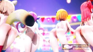 mmd r18 Ghost Dance Hololive girls anal queen 3d hentai