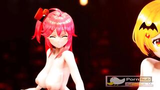 mmd r18 Ghost Dance Hololive girls anal queen 3d hentai