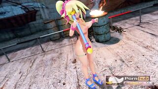 mmd r18 Sweet Magic Dark Magician Girl fuck the princess dick stand 3d hentai