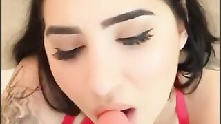 kitty Latina wanna lick your cum - Cassie Curses