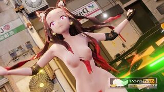 mmd r18 Catch the wave Nezuko sex dance mom 3d hentai