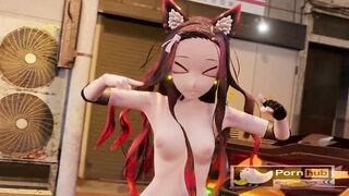 mmd r18 Catch the wave Nezuko sex dance mom 3d hentai