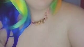 Slutty Rainbow Kitty Teases and Squirts - Purchase Full Vid on ManyVids