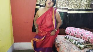 Hoty Noty Indian bhabhi solo orgasm in her room in red sharee