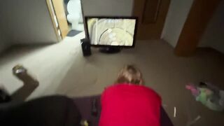 Wife gets railed while playing Skyrim