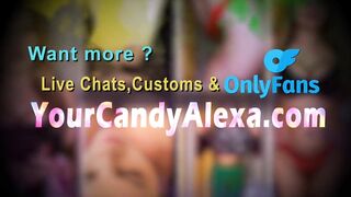 Milf OnlyFans and pornstar Candy Alexa does a custom dick rating video