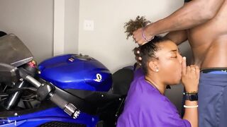 Ebony blowjob big ass