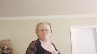 Old Woman, Granny Loves To Dance Her Sexy Dance