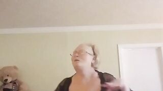 Old Woman, Granny Loves To Dance Her Sexy Dance