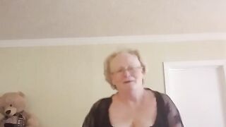 Old Woman, Granny Loves To Dance Her Sexy Dance