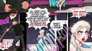 Unfrozen Elsa and Kristof fucks try to get pregnat elsa Hentai pt2