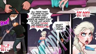 Unfrozen Elsa and Kristof fucks try to get pregnat elsa Hentai pt2