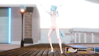 mmd r18 Hoshimachi Suisei she want to cum hard 3d hentai