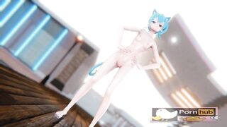 mmd r18 Hoshimachi Suisei she want to cum hard 3d hentai