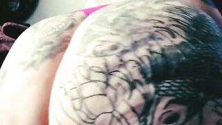 BBW Tatted Booty Bouncing