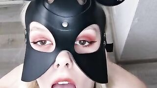 Beauty Begs to Cum on her and her Face and Showing Ahegao