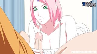 Naruto XXX Porn Parody - Sakura & Naruto Blowjob Animation (Hard Sex) ( Anime Hentai)