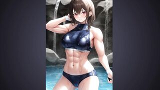 Muscle beauty illustration collection 1