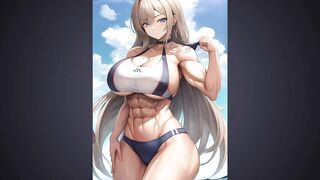 Muscle beauty illustration collection 1