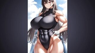 Muscle beauty illustration collection 1