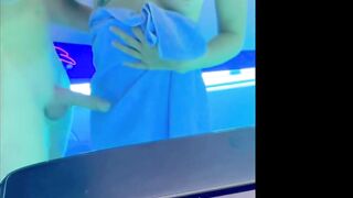 Getting Fucked Inside the Solarium - Public Sex