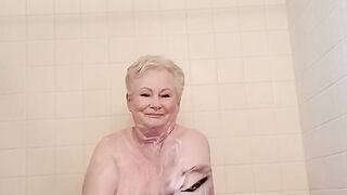 Sexy GILF Taking a Shower