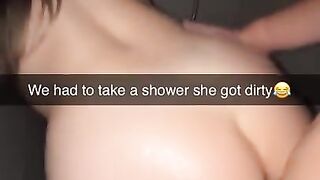 Cheating Girlfriend fucks after Workout Snapchat Cuckold Compilation