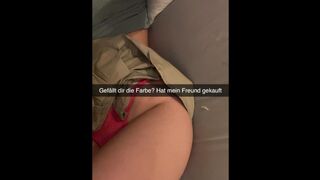 Turkish Teen cheats on me during Camping Snapchat German