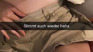 Turkish Teen cheats on me during Camping Snapchat German