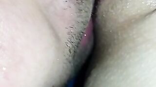 Cuckold Licks Lover's Cum From My Wet Pussy After Sex