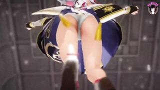 Genshin Impact - Big Ass Kamisato Ayaka - Sexy Dance + Ass Camera Angle (3D HENTAI)