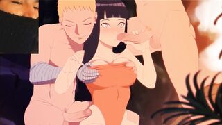 Hinata cachonda se folla a Naruto