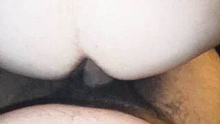 Making my BBW MILF wife's wet sloppy pussy queef