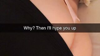 I let my roommate cum inside me! Cheating Snapchat Fuck