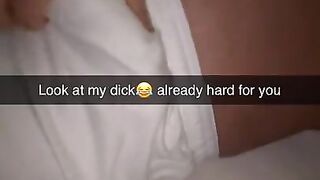 I let my roommate cum inside me! Cheating Snapchat Fuck