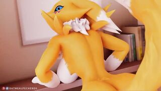 Renamon want sex with you so much