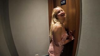 Big Ass Blonde French Teen Gets Fucked Hard By Her Hotel Neighbor For Dior Sneakers !!!