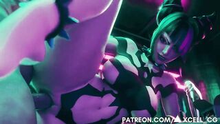 JURI-HAN SEX PARTY! | Street Fighter 3D Animation |